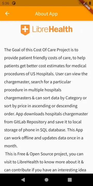 LibreHealth Cost Of Care Explorer screenshot 3