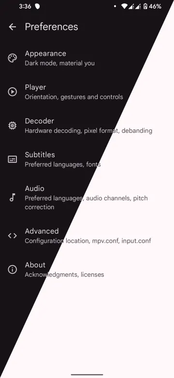 mpvKt: MPV based media player screenshot 3