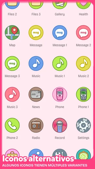 Dollphone Icon Pack APK डाउनलोड करें v1.1.4-hotfix2 | Icon Pack APK डाउन screenshot 7