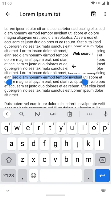 Select Text to Search screenshot 1