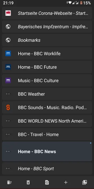 Fulguris Web Browser screenshot 3