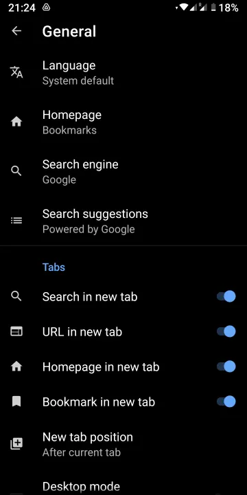 Fulguris Web Browser screenshot 7