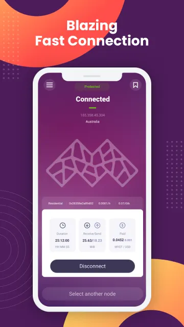 Mysterium Dark — Next Gen VPN screenshot 1