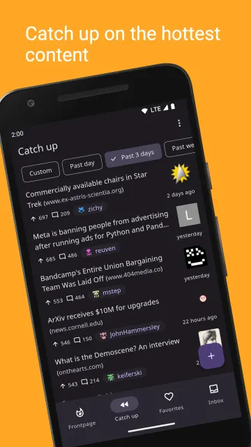 Glider for Hacker News screenshot 5