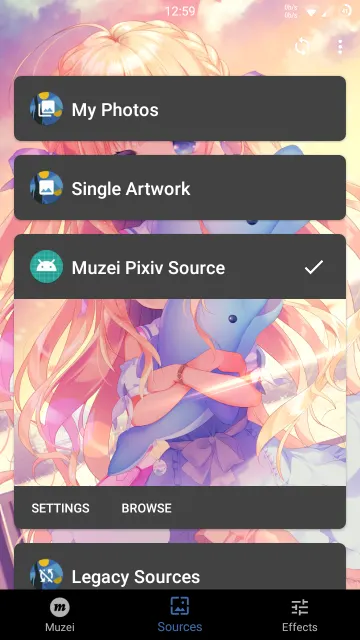 Muzei Pixiv Source screenshot 2