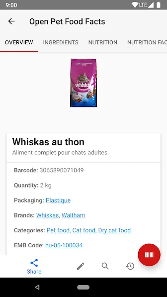 OpenBeautyFacts screenshot 2