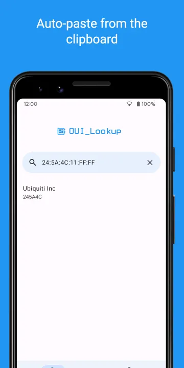 OUI Lookup and Database screenshot 2