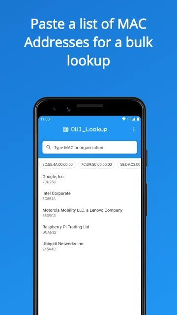 OUI Lookup and Database screenshot 3