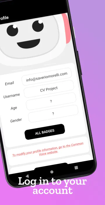 Donate your voice: CV Project screenshot 8