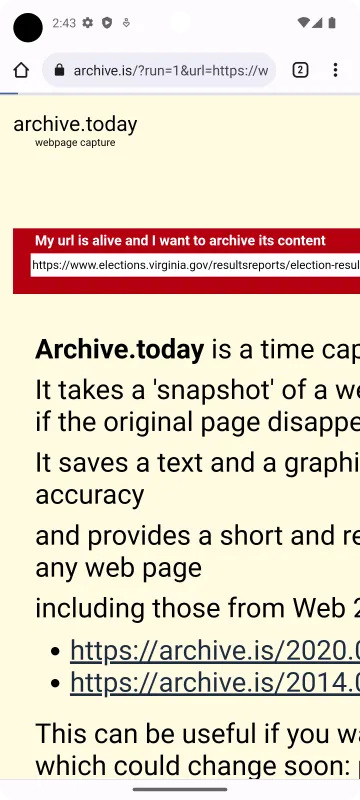 Share 2 Archive Today screenshot 2