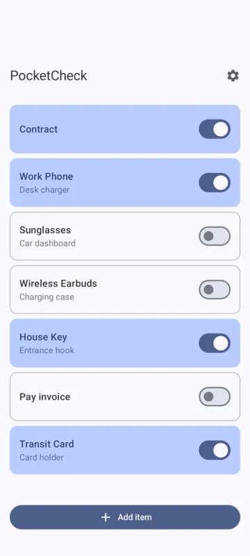PocketCheck screenshot 1