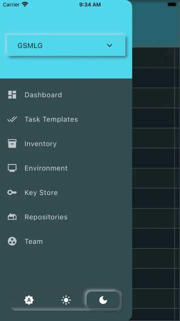 Ansible Sempahore Client screenshot 2