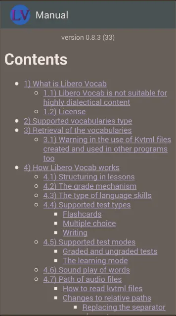 تطبيق Libero Vocab screenshot 3