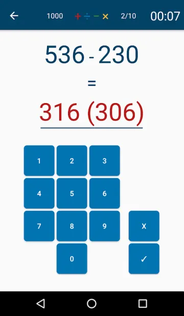 Reckoning Skills (Privacy Friendly) screenshot 3