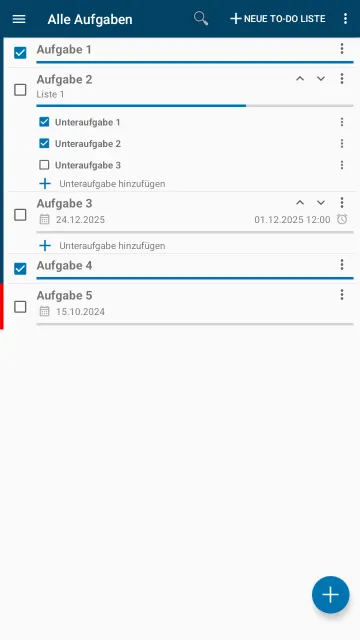 Todo List (PFA) screenshot 2