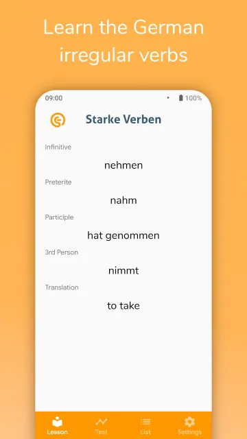 Starke Verben screenshot 1
