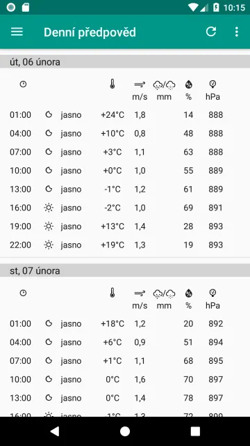Your local weather screenshot 3