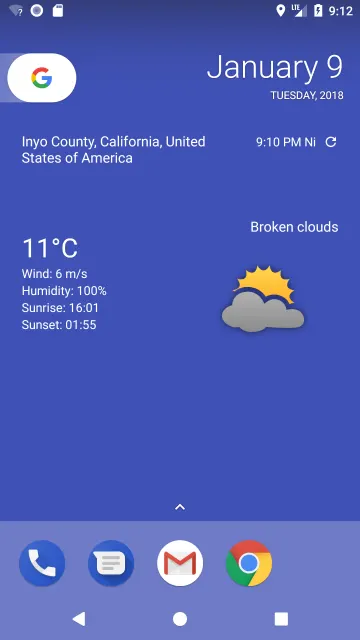 Your local weather screenshot 5