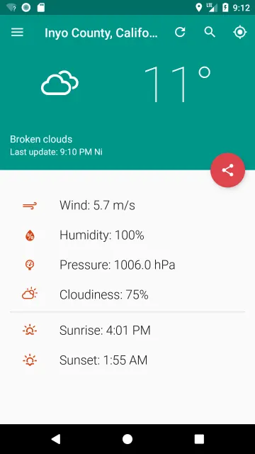 Your local weather screenshot 6