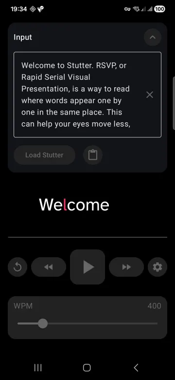 Stutter screenshot 3