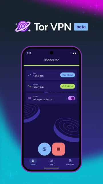 Tor VPN Beta screenshot 1