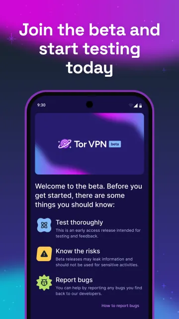 Tor VPN Beta screenshot 2