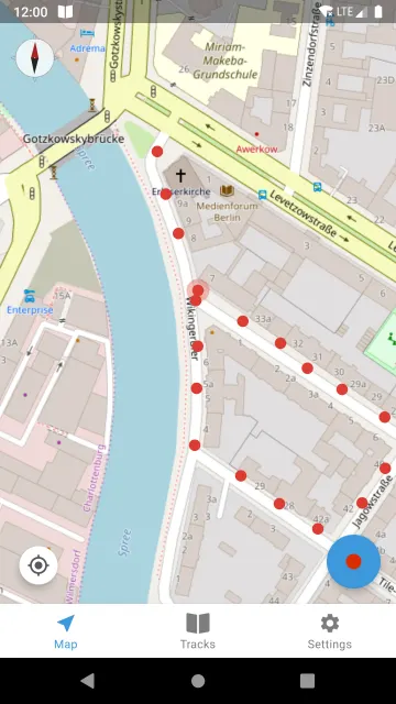 Trackbook - Movement Recorder screenshot 1