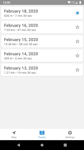 Trackbook - Movement Recorder screenshot 5