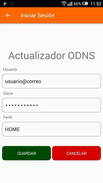 Actualizador ODNS screenshot 2