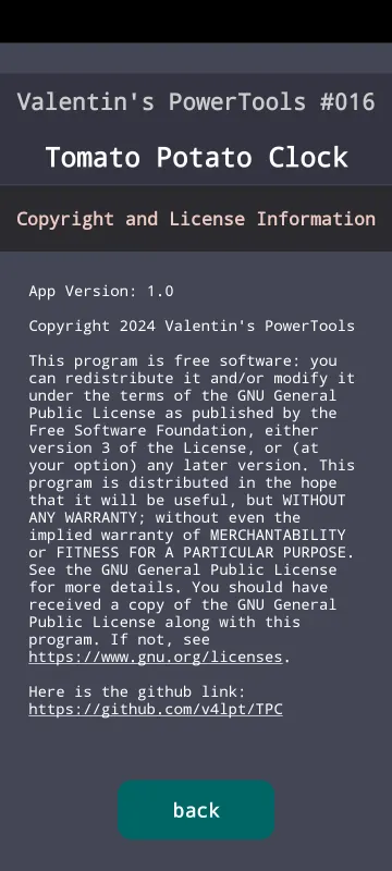 Valentin's PowerTools #016 - Tomato Potato Clock screenshot 6