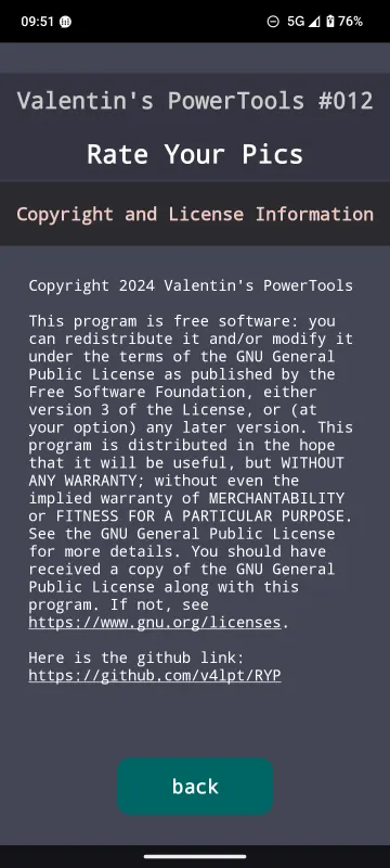 Valentin's PowerTools #012 - Rate Your Pics screenshot 6