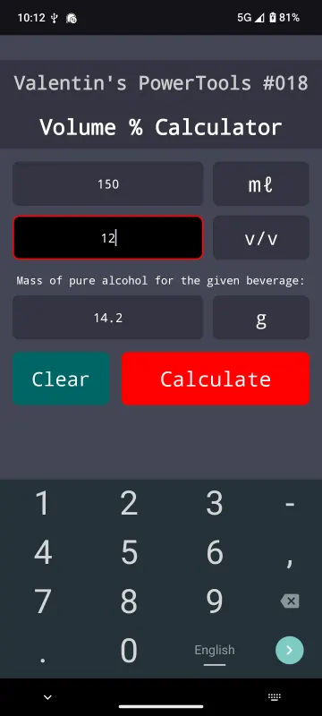 Valentin's PowerTools #018 - Volume Percent Calcul screenshot 1