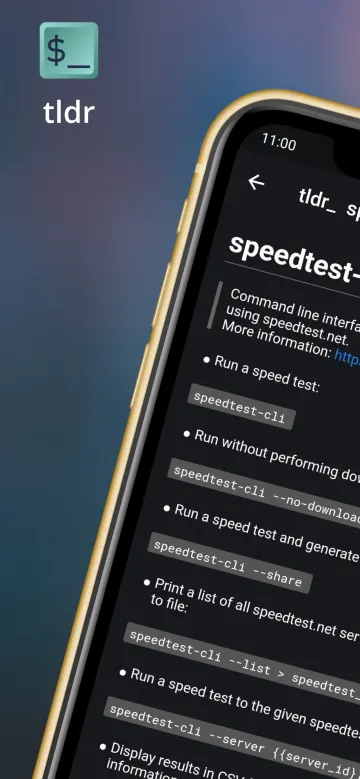 tldr man-pages screenshot 1