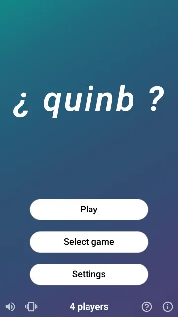 Quinb: 4 players reaction game screenshot 1