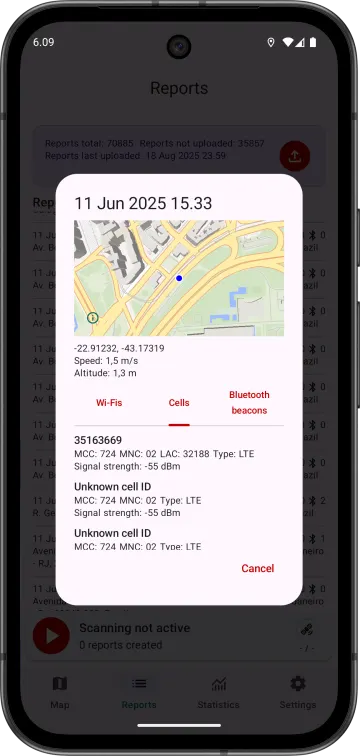 NeoStumbler screenshot 3