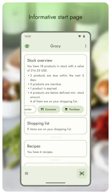 Grocy: Self-hosted Grocery Management screenshot 2
